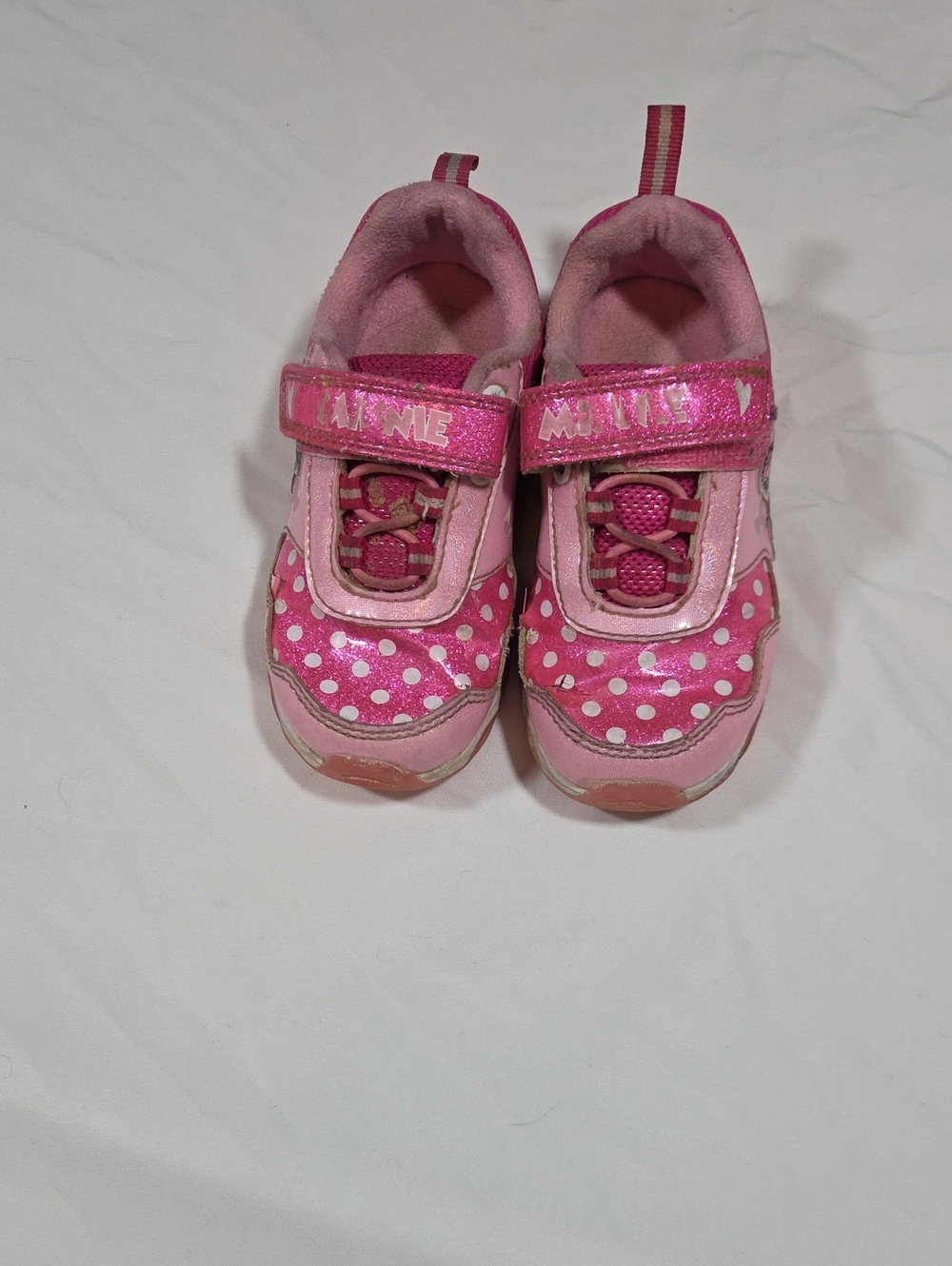 Minnie Mouse Light Up Sneaker Shoes Pink Size 9 Toddler